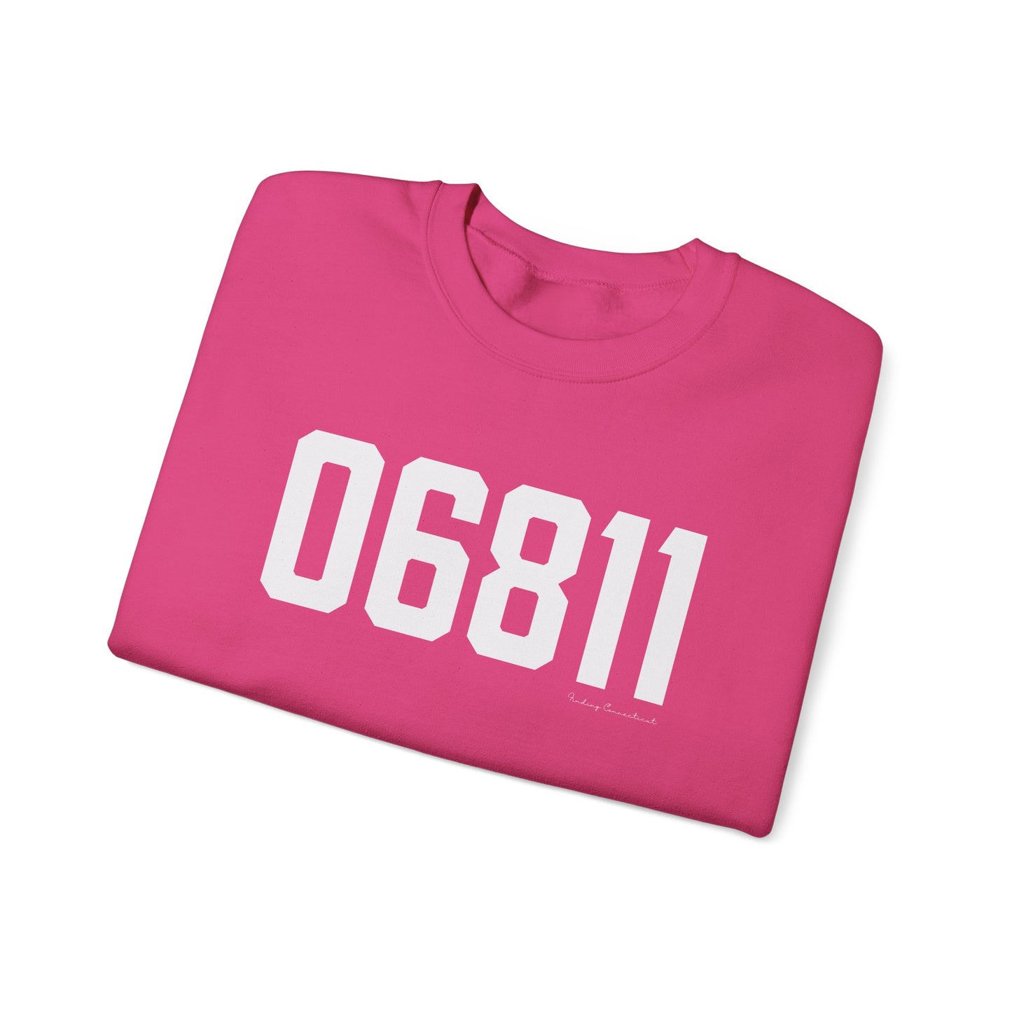 06811 Danbury CT Zip Code Heavy Blend™ Crewneck Sweatshirt