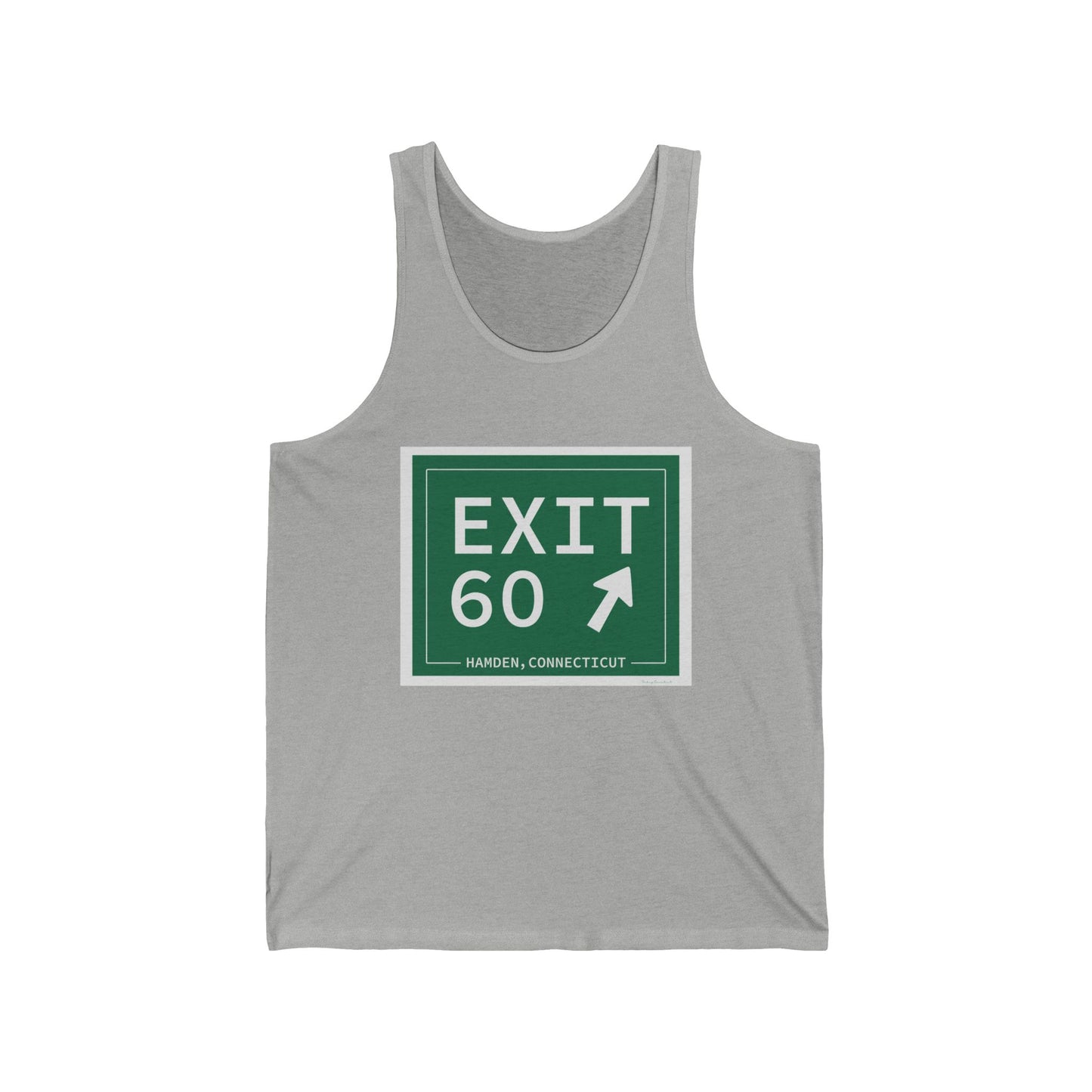 Vintage Exit 60 WCP Sign Unisex Jersey Tank Top
