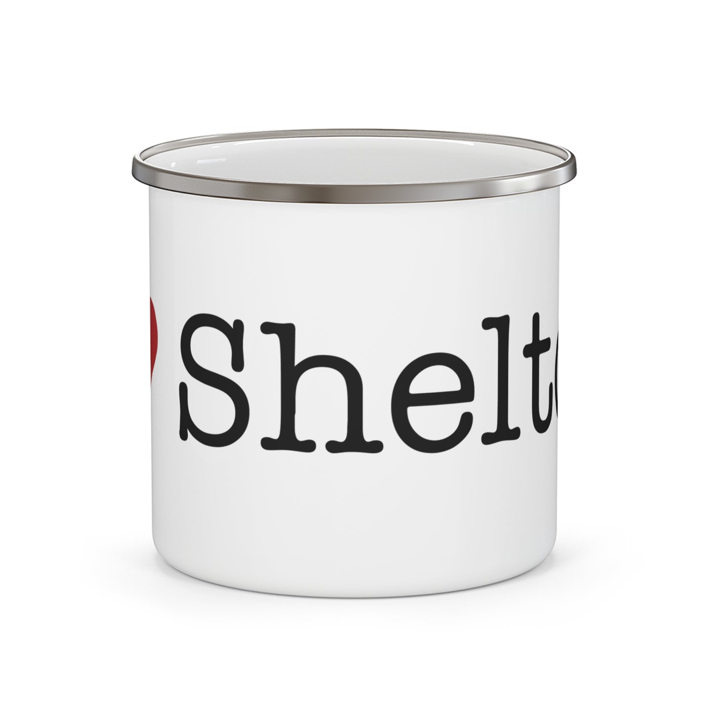 I Heart Shelton. Enamel Camping Mug