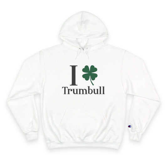 I Clover Trumbull Champion Hoodie