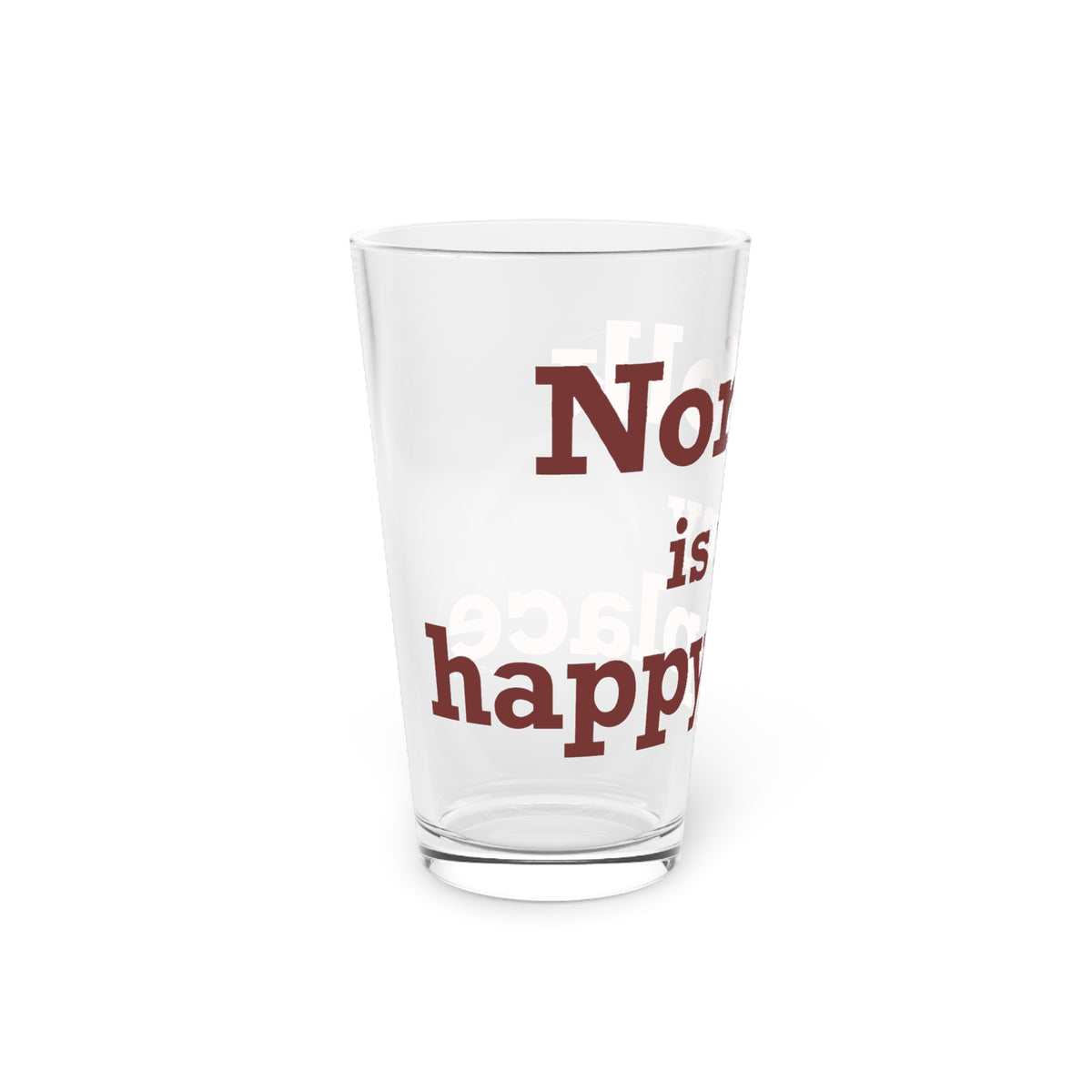 Norfolk is My Happy Place Pint Glass, 16oz
