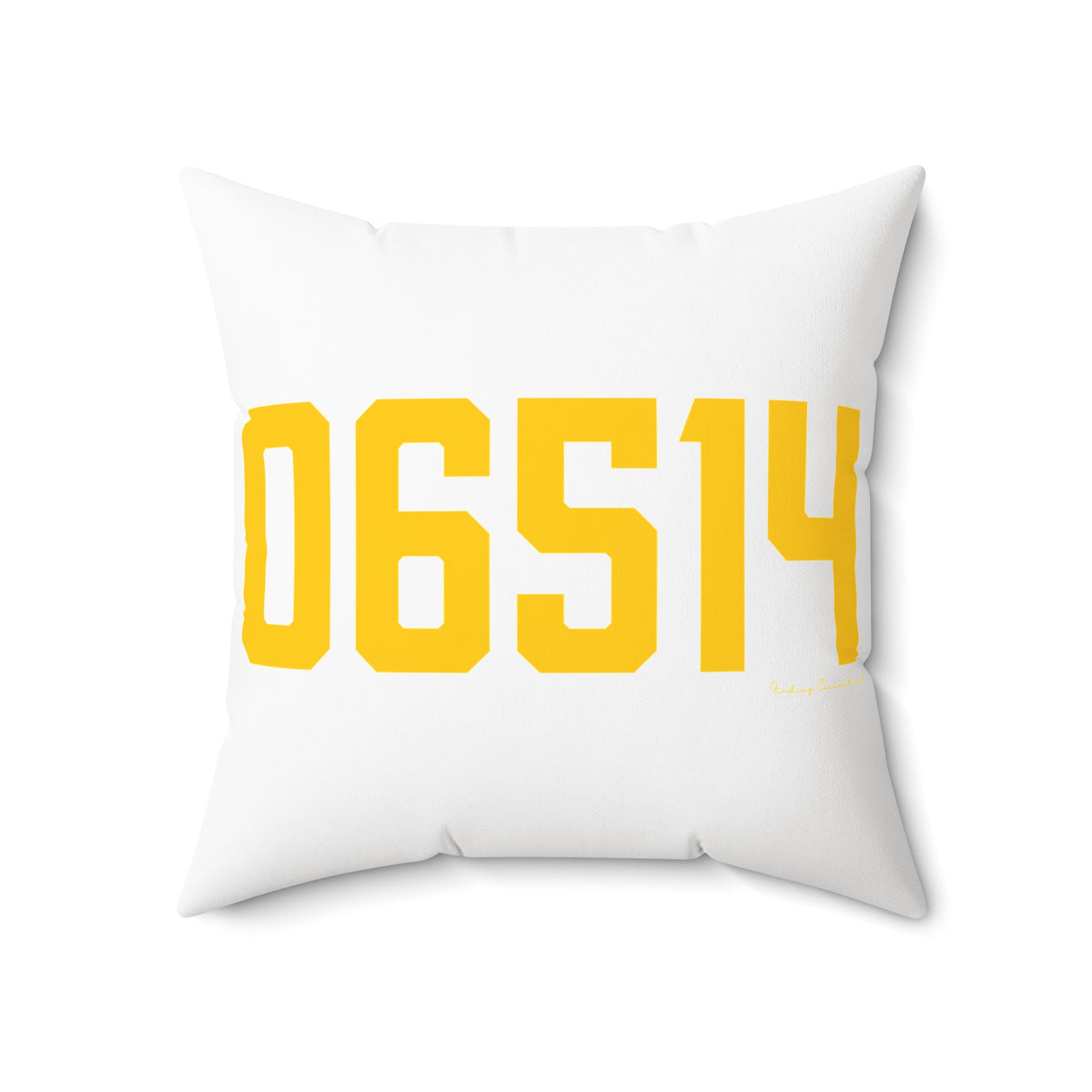 06514 Hamden Connecticut Zip Code Polyester Square Pillow