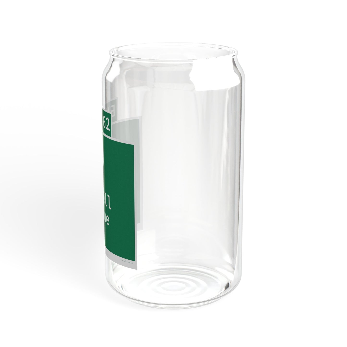 Vintage WCP Exit 62 Sign Sipper Glass, 16oz