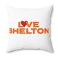 Love Shelton Spun Polyester Square Pillow
