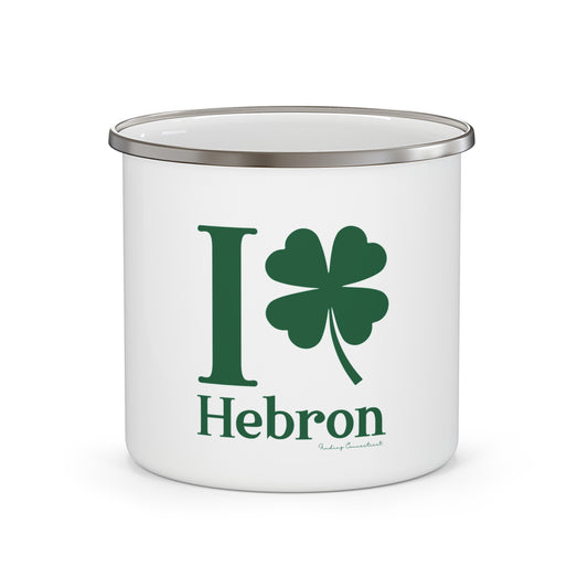I Clover Hebron Enamel Camping Mug