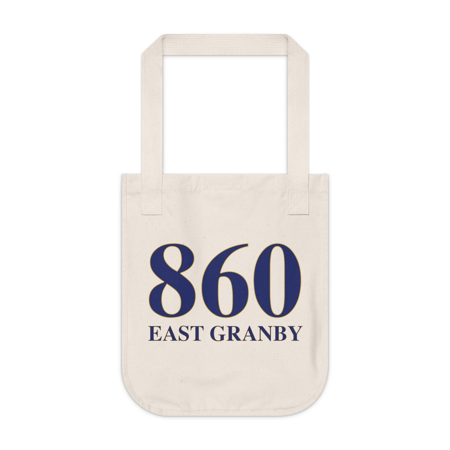 860 East Granby Organic Canvas Tote Bag