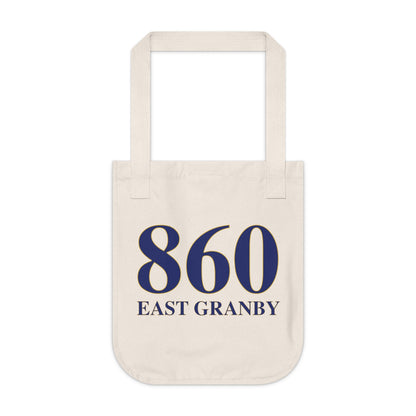 860 East Granby Organic Canvas Tote Bag