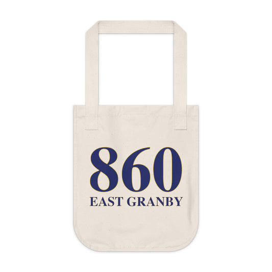 860 East Granby Organic Canvas Tote Bag