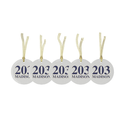 203 Madison Glass Ornaments