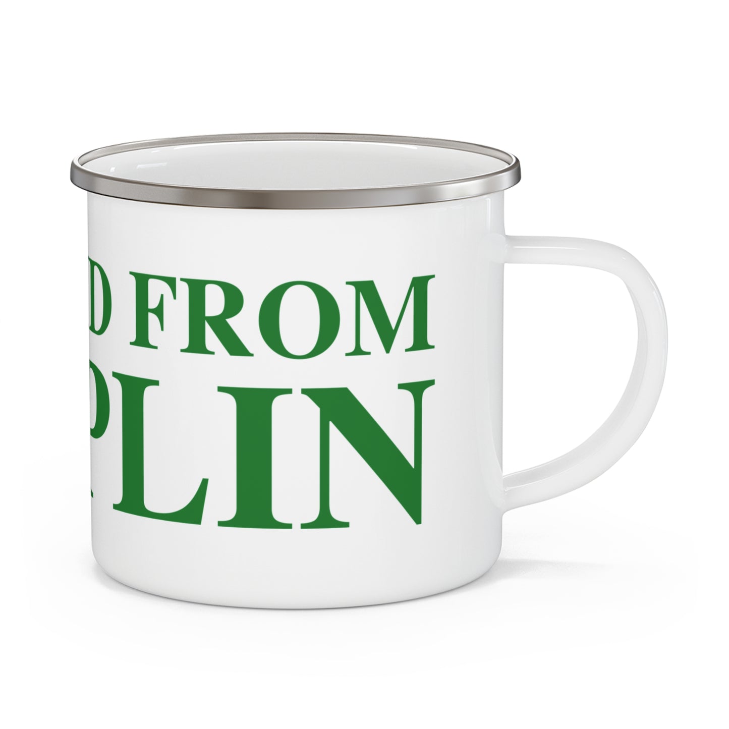 Just a kid from Chaplin Enamel Camping Mug