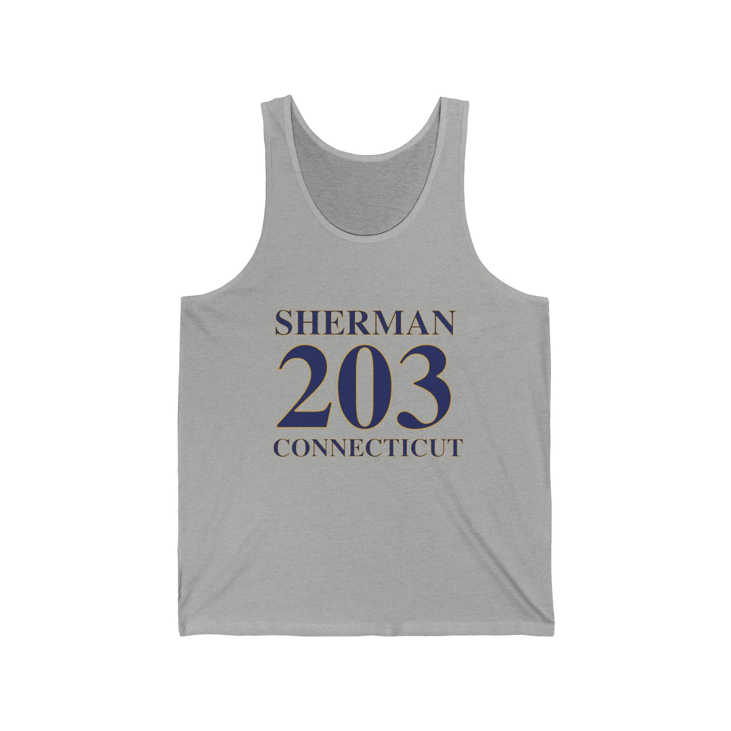 Sherman 203 Connecticut Unisex Jersey Tank