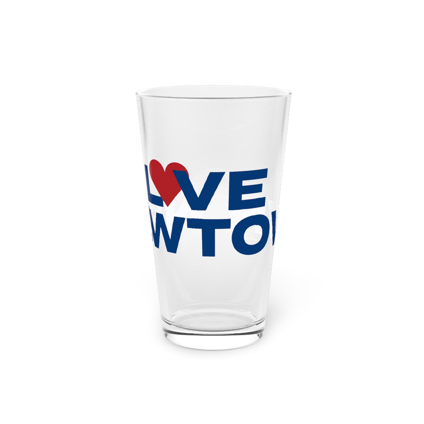 Love Newtown Pint Glass, 16oz