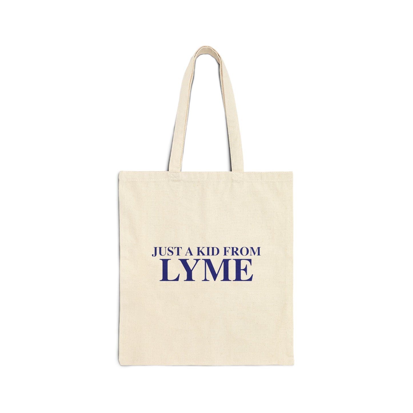 Just a kid from Lyme Cotton Canvas Tote Bag