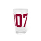 06807 - Greenwich Connecticut Zip Code Pint Glass, 16oz
