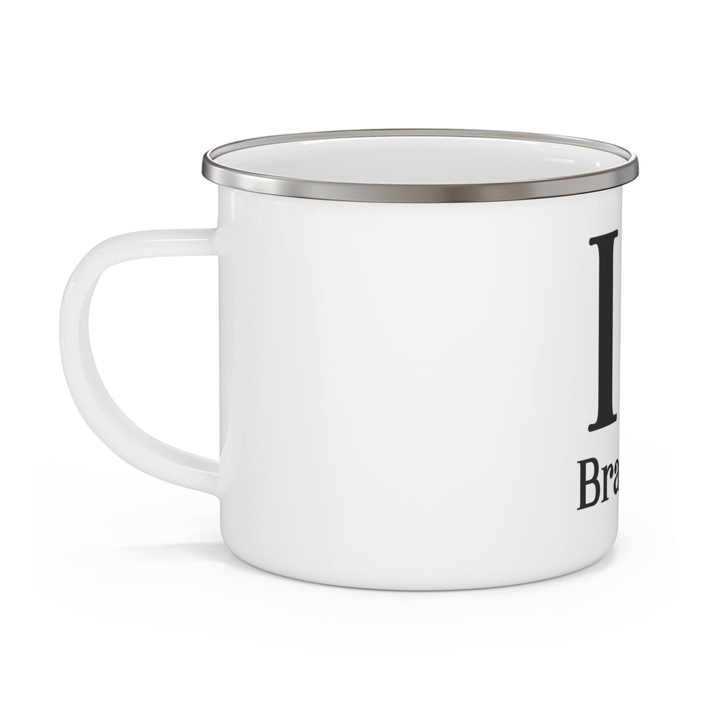 I Clover Branford Enamel Camping Mug