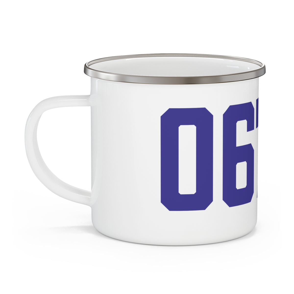 06798 Woodbury Connecticut Zip Code Enamel Camping Mug