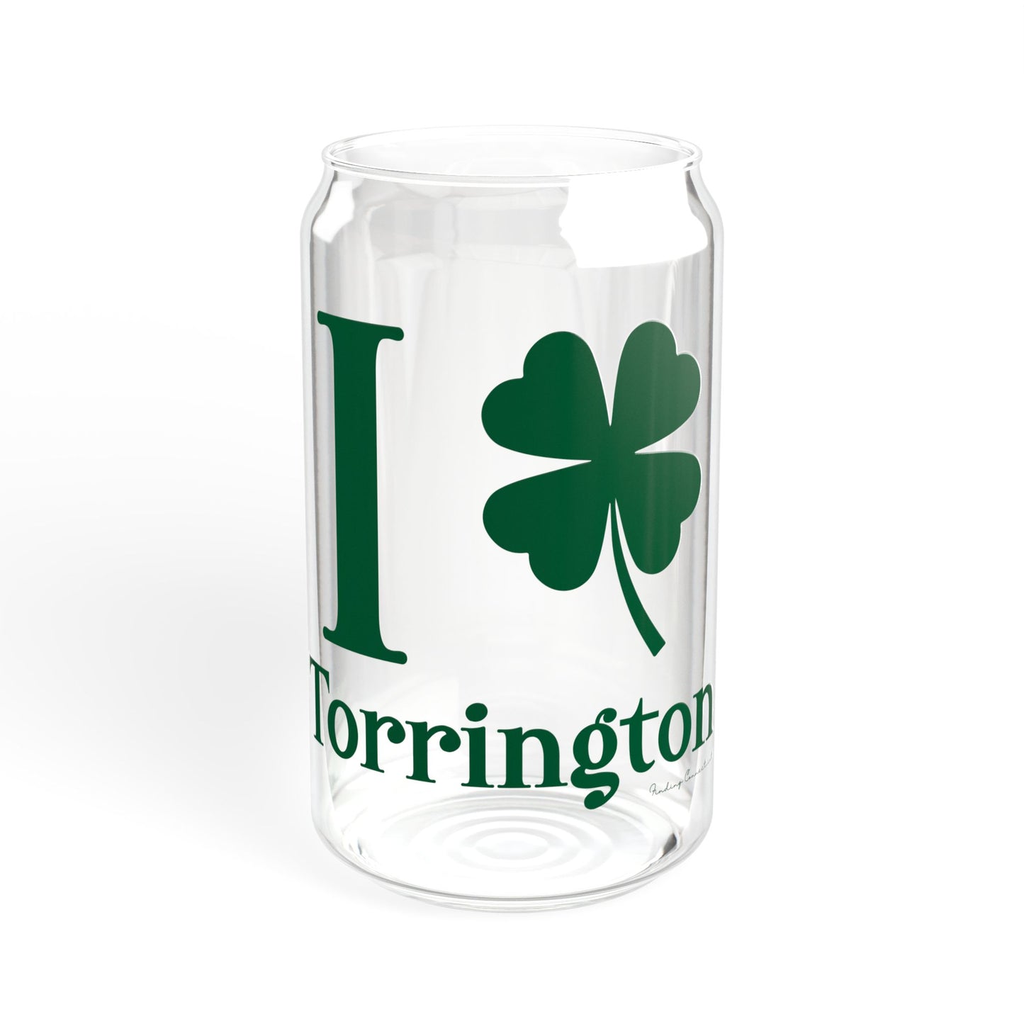 I Clover Torrington Sipper Glass, 16oz