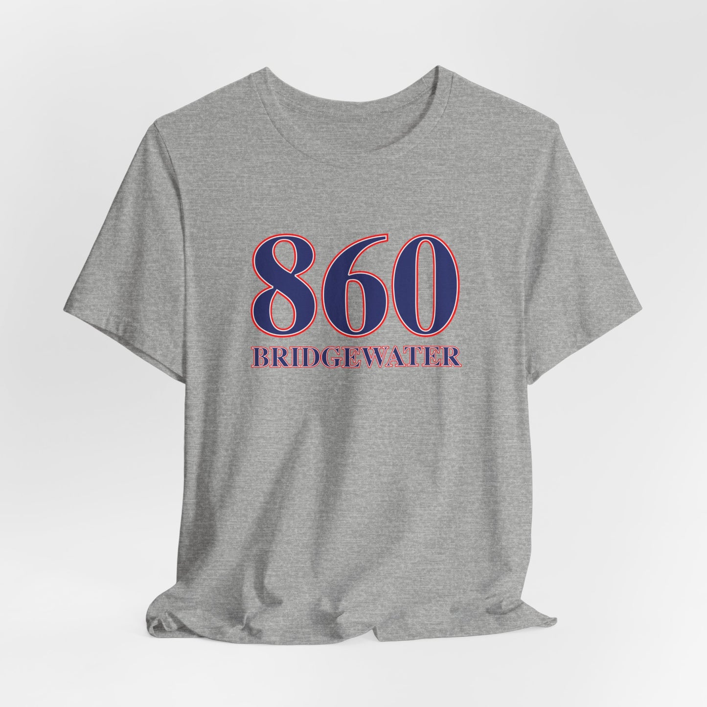 860 Bridgewater Red White & Blue Unisex Jersey Short Sleeve T-Shirt