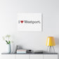 I Heart Westport. Matte Canvas, Stretched, 1.25"