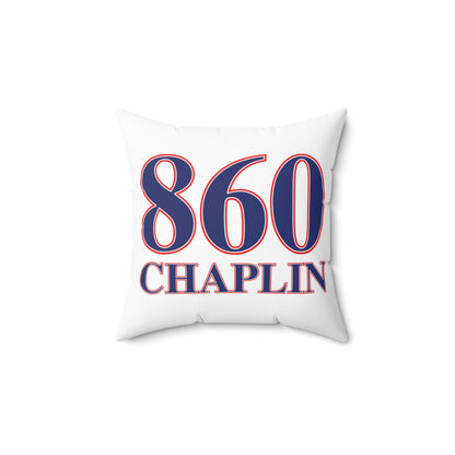 860 Chaplin Red, White & Blue Spun Polyester Square Pillow