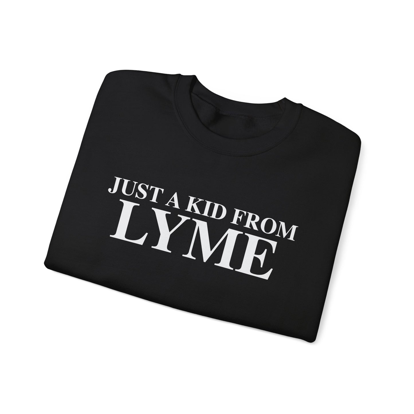 Just a kid from Lyme Unisex Heavy Blend™ Crewneck Sweatshirt