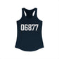 06877 Ridgefield CT Zip Code Women's Ideal Racerback Tank Top