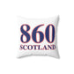860 Scotland Red, White & Blue  Spun Polyester Square Pillow