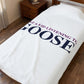 Just a kid listening to Goose  - Blue & Purple Velveteen Plush Blanket