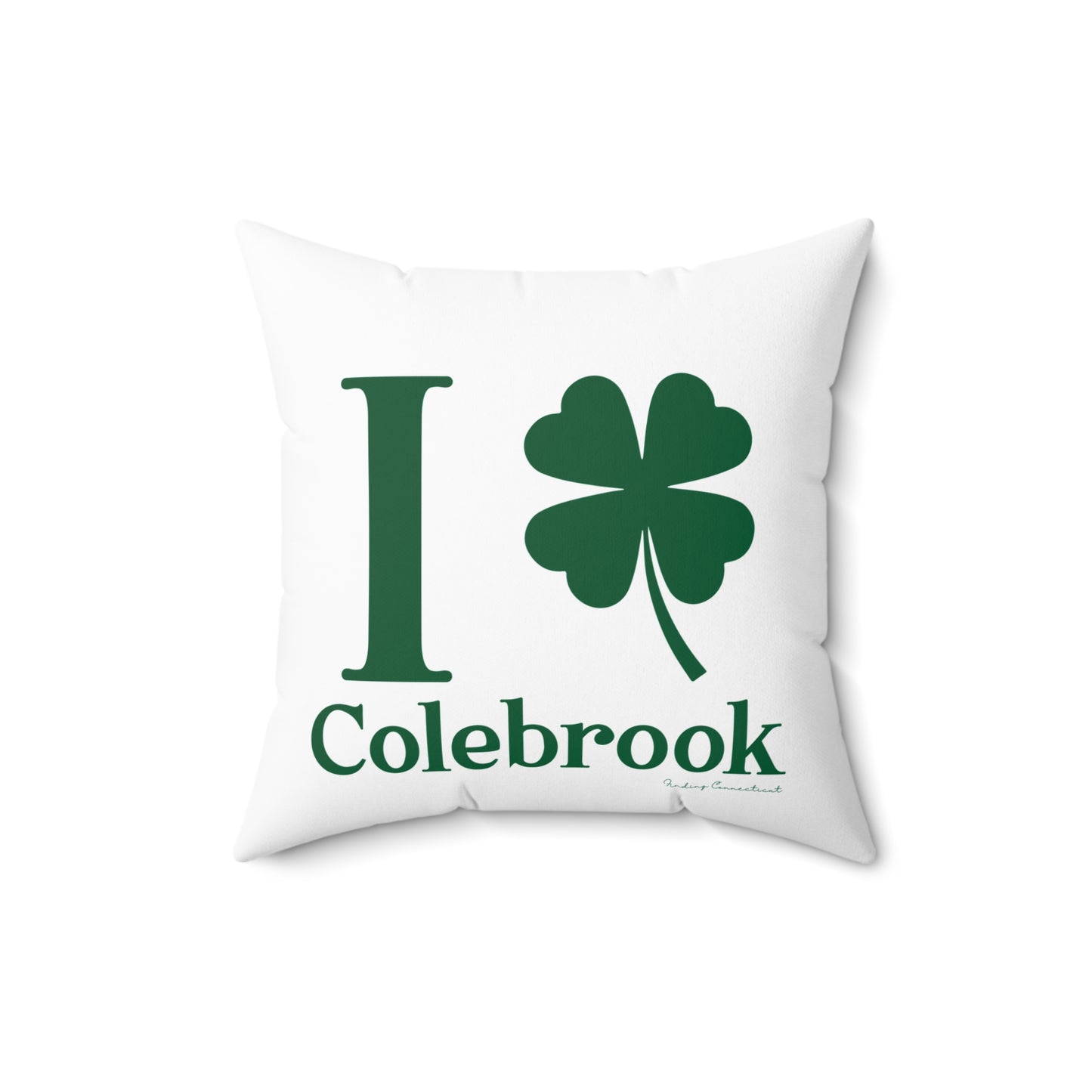 I Clover Colebrook Spun Polyester Square Pillow