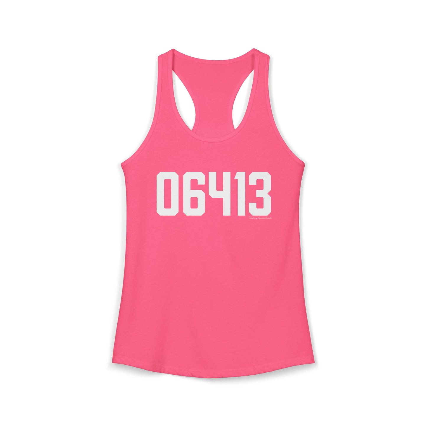 06413 Clinton CT Zip Code Women's Ideal Racerback Tank Top