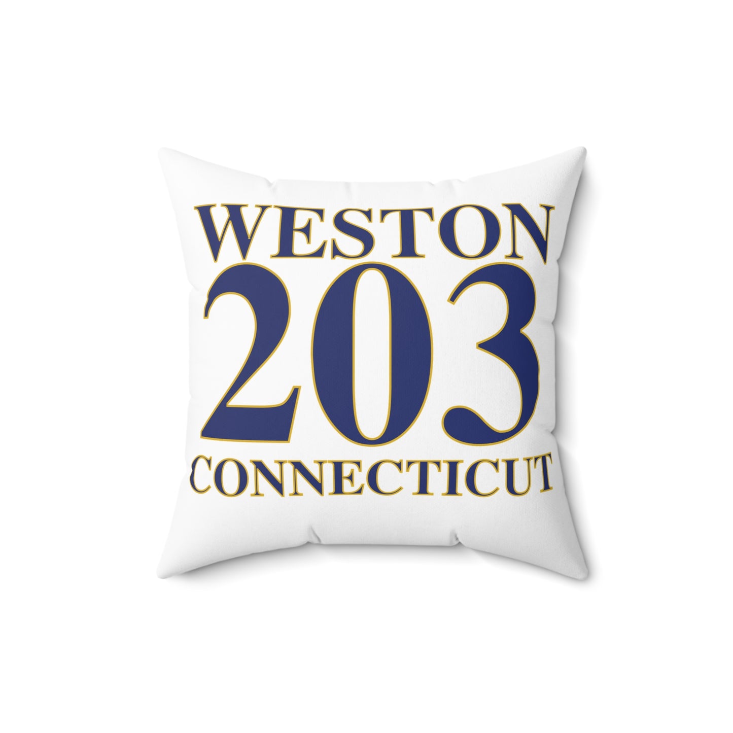 Weston 203 Connecticut  Spun Polyester Square Pillow