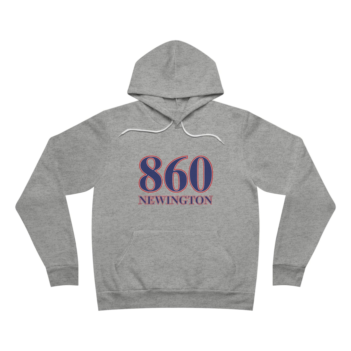 860 Newington Red, White & Blue Unisex Sponge Fleece Pullover Hoodie