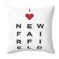 New Fairfield Vision Spun Polyester Square Pillow