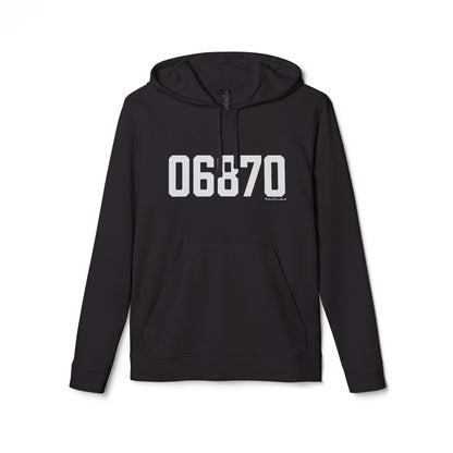06870 - Greenwich CT Zip Code adidas Unisex Fleece Hoodie