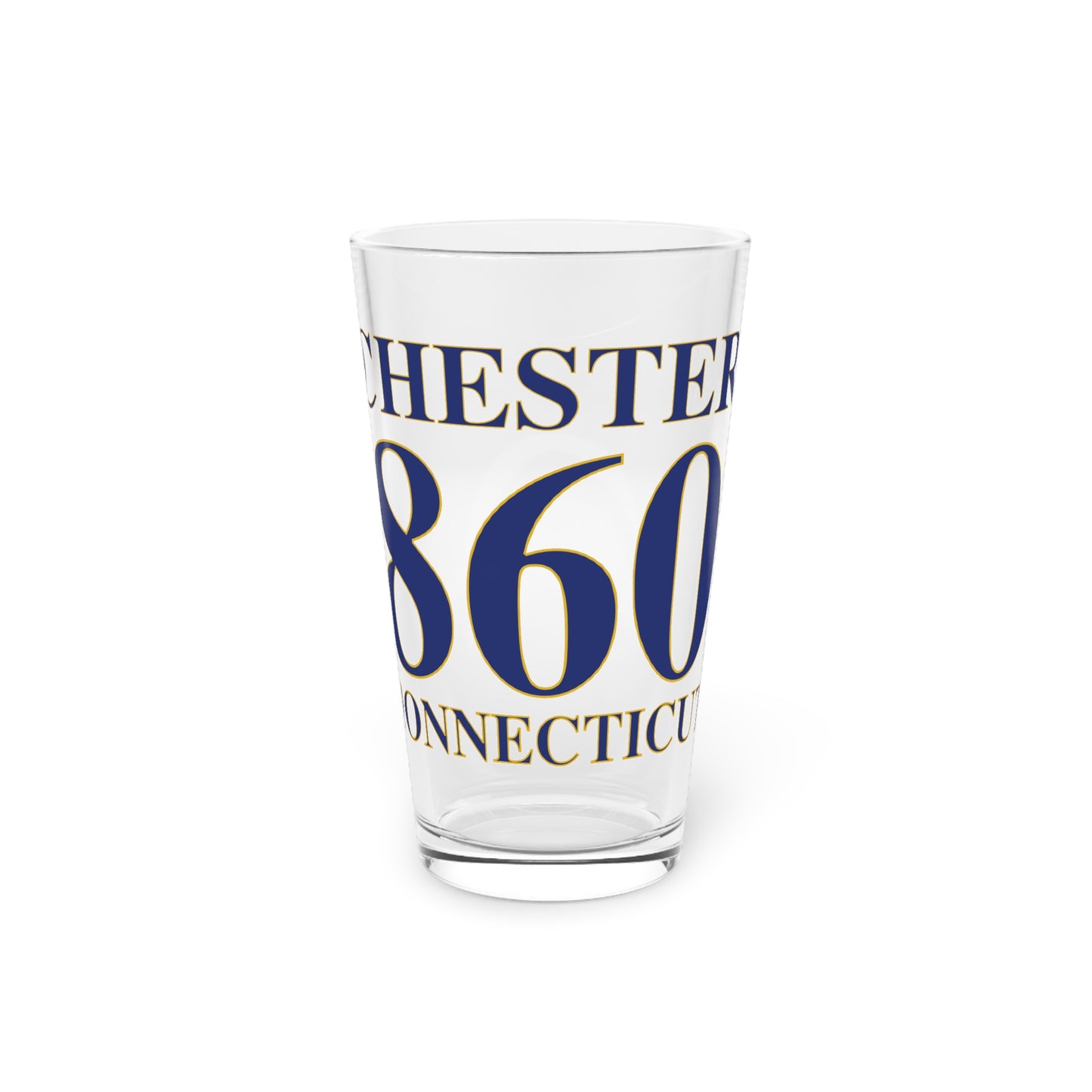 Chester 860 Connecticut Pint Glass, 16oz