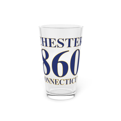Chester 860 Connecticut Pint Glass, 16oz