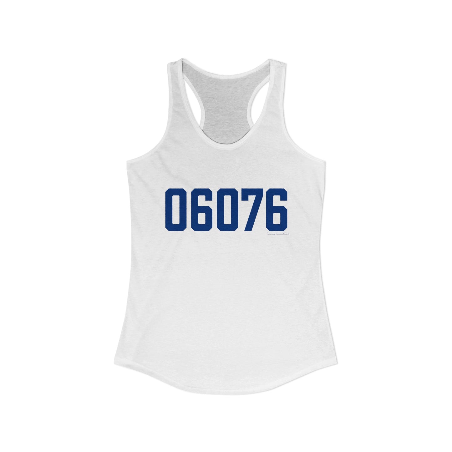 06076 Stafford Connecticut Zip Code Women's Ideal Racerback Tank Top