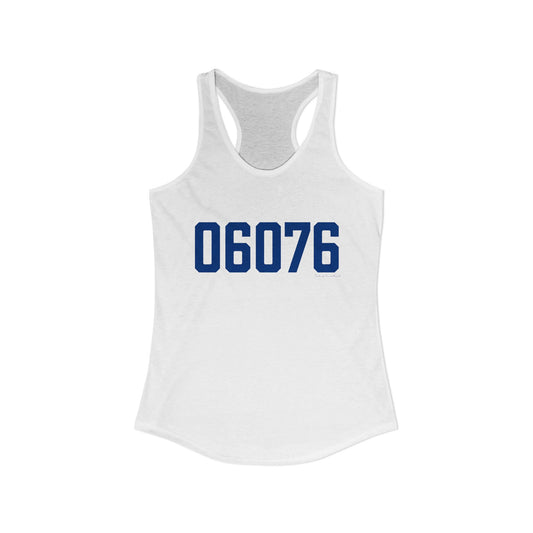 06076 Stafford Connecticut Zip Code Women's Ideal Racerback Tank Top