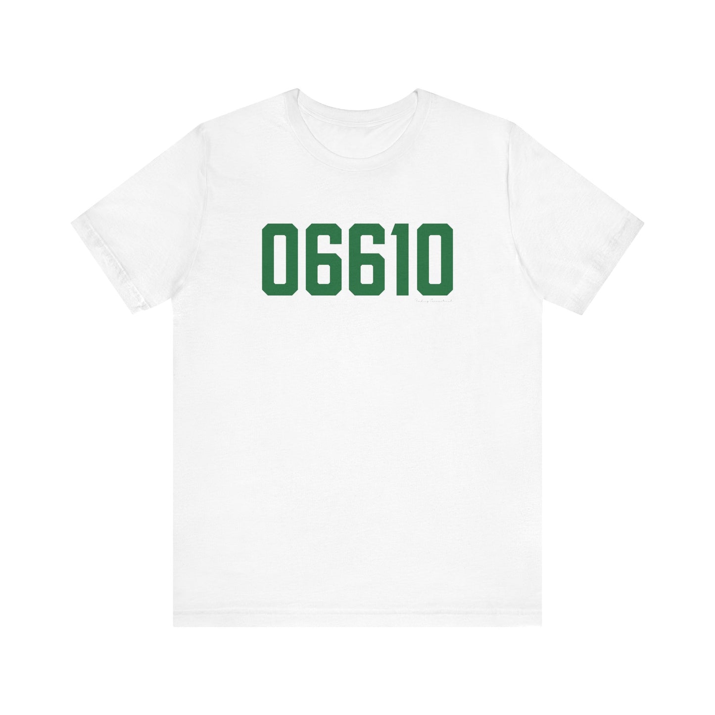 06610  Bridgeport Connecticut Zip Code Unisex Jersey Short Sleeve T-Shirt