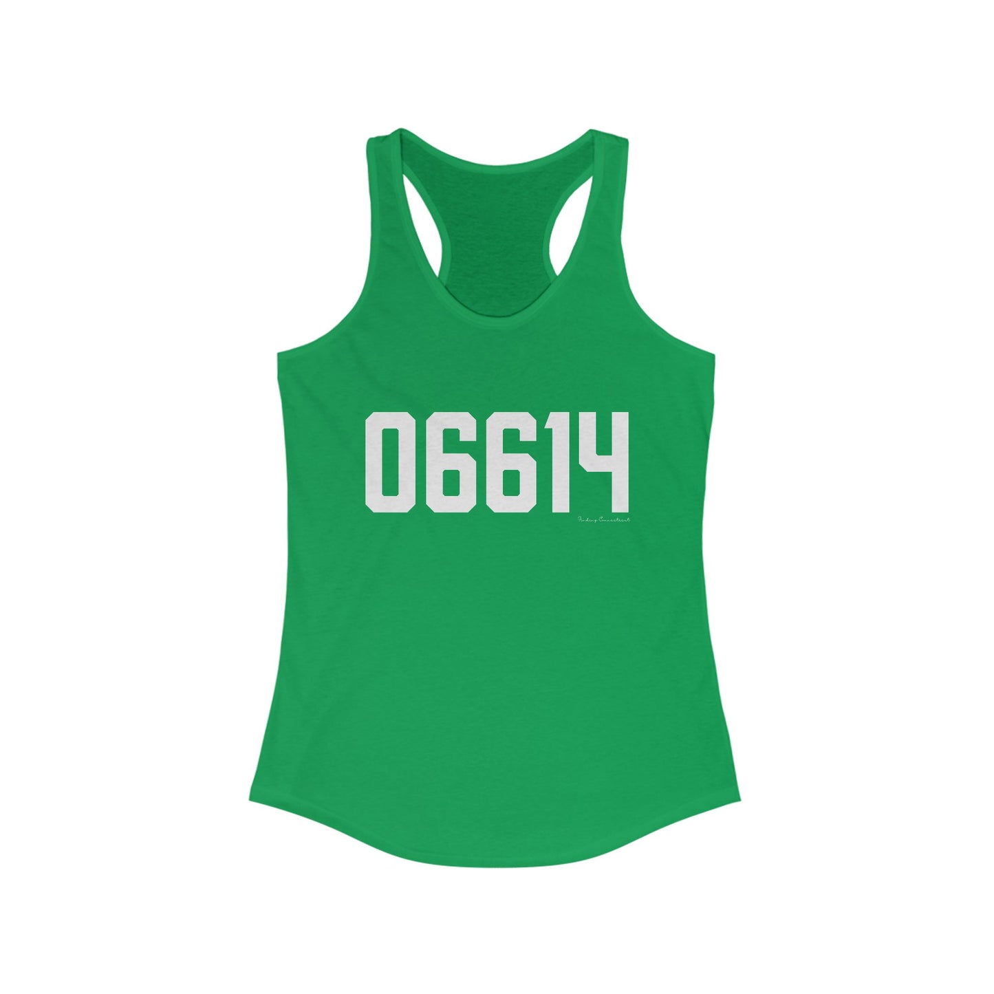 06614 - Stratford Connecticut Zip Code Women's Ideal Racerback Tank Top