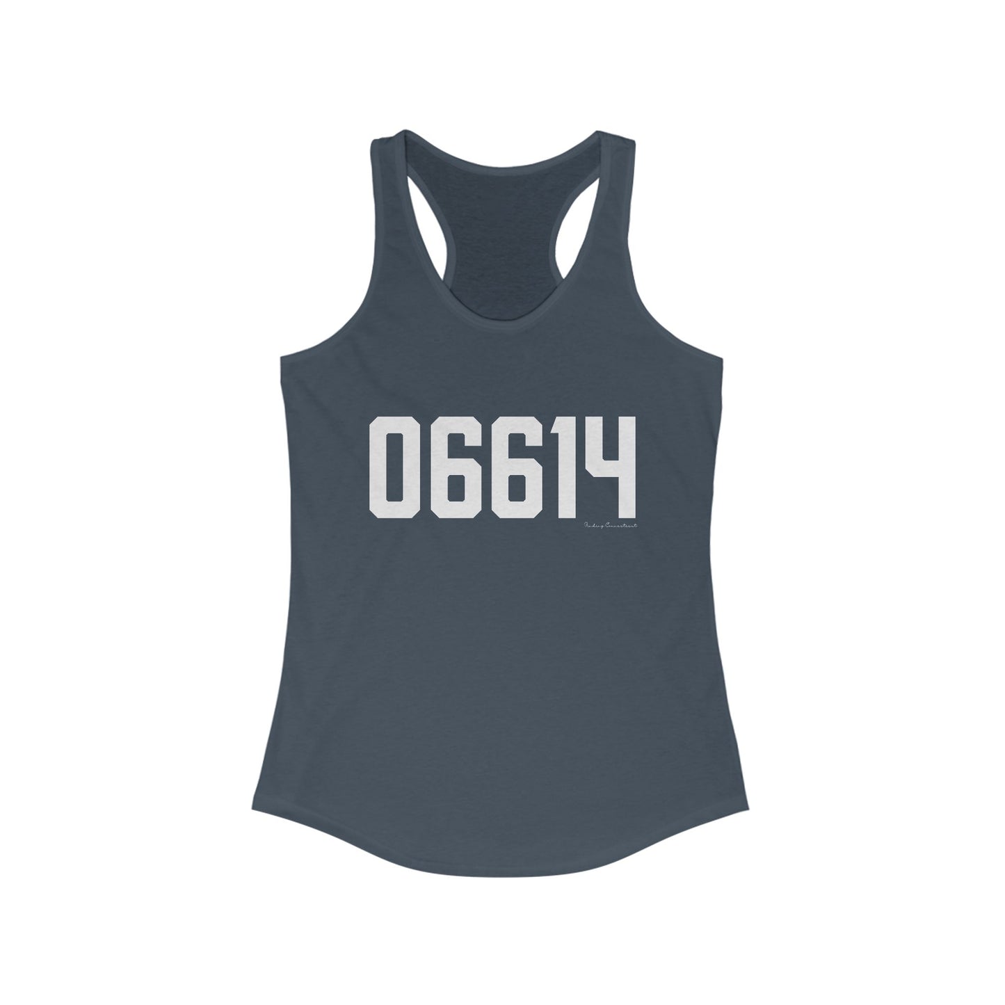06614 - Stratford Connecticut Zip Code Women's Ideal Racerback Tank Top