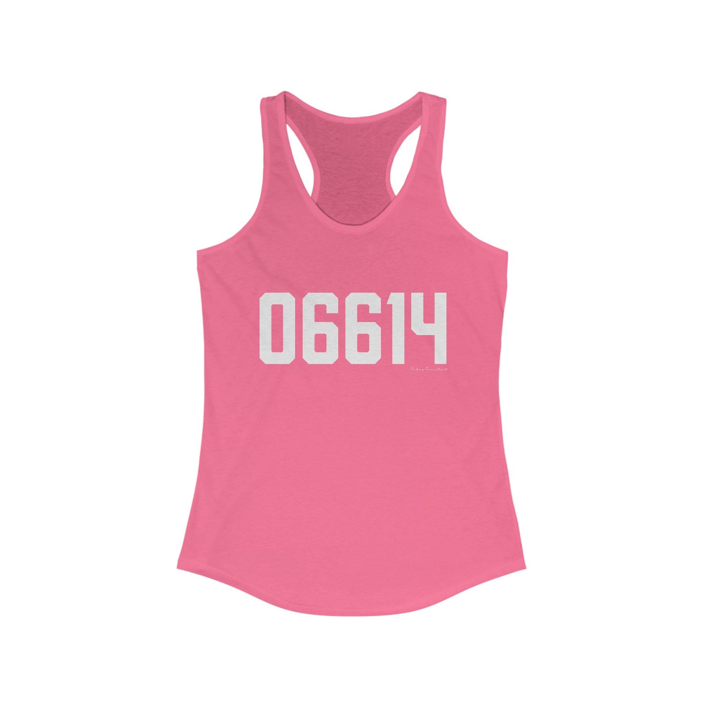 06614 - Stratford Connecticut Zip Code Women's Ideal Racerback Tank Top