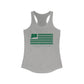 Orange Connecticut St. Patrick’s Day Flag Women's Ideal Racerback Tank Top