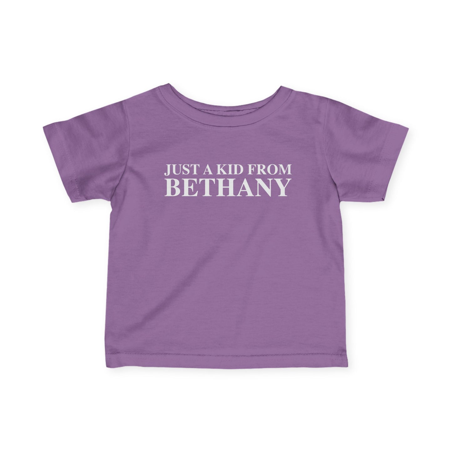 Just a kid from Bethany Infant Fine Jersey T-Shirt
