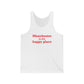 Manchester is My Happy Place Unisex Jersey Tank Top