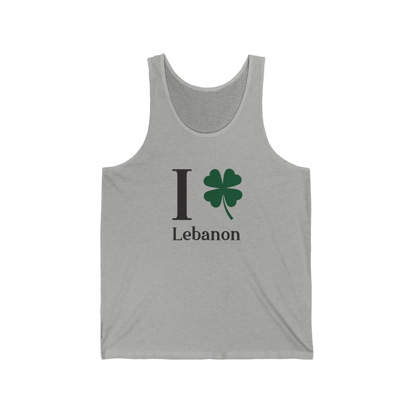 I Clover Lebanon Unisex Jersey Tank Top