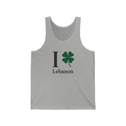 I Clover Lebanon Unisex Jersey Tank Top