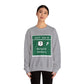 Vintage Merritt Parkway Exit 39 A-B Sign Unisex Heavy Blend™ Crewneck Sweatshirt