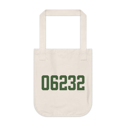 06232 Andover Connecticut Zip Code Organic Canvas Tote Bag