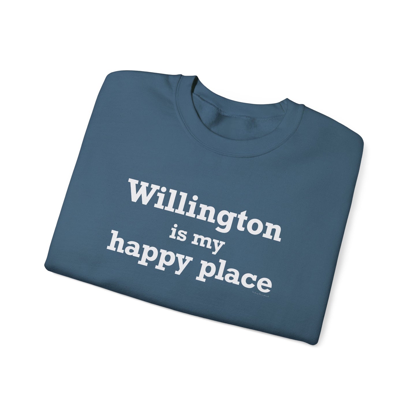 Willington is My Happy Place Unisex Heavy Blend™ Crewneck Sweatshirt